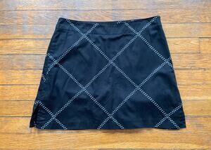 IZOD Golf Classix Black Stretch Skort sz 4